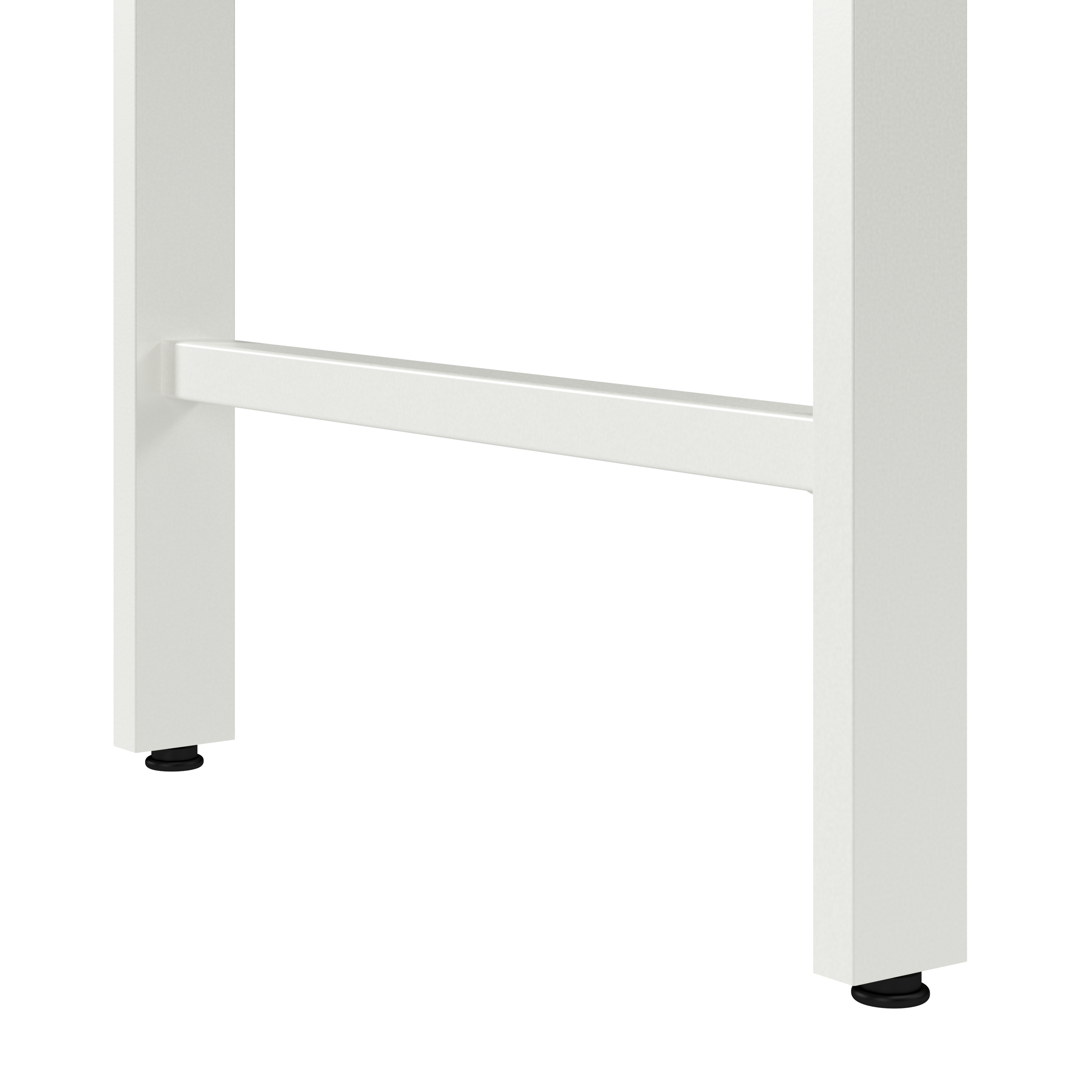 Shop Bush Business Furniture Hustle 48W x 24D Computer Desk with Metal Legs 09 HUD148WH #color_white