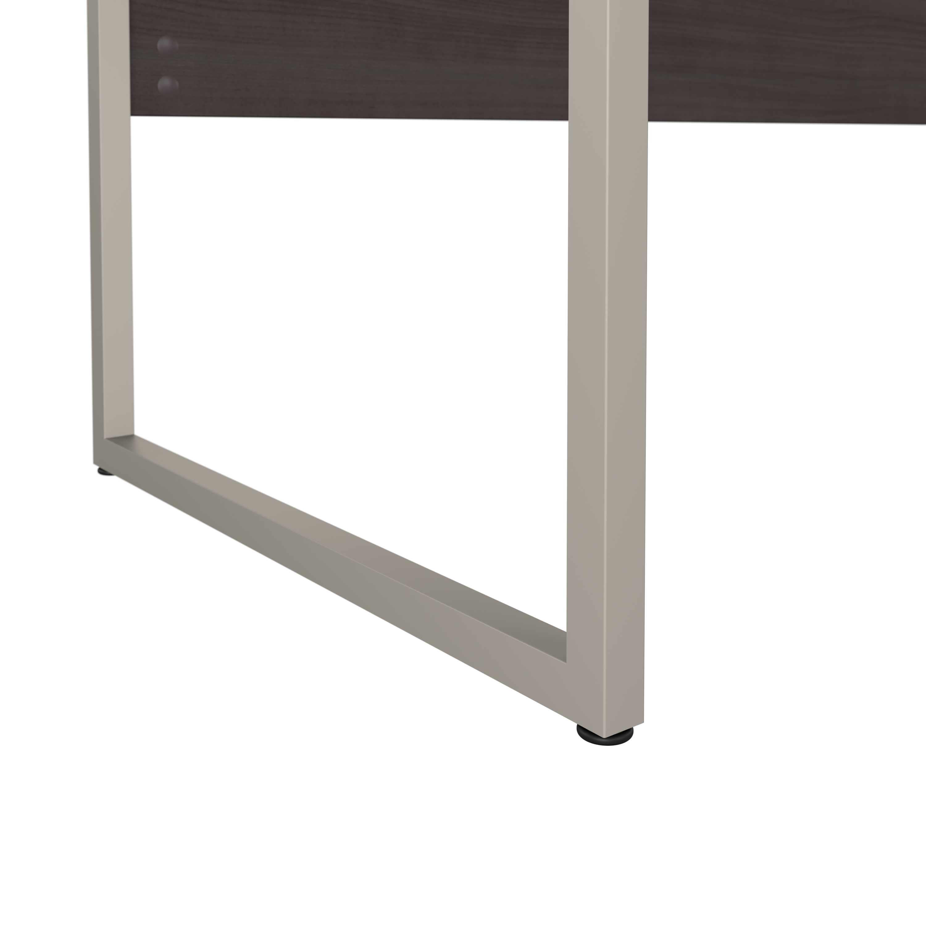 Shop Bush Business Furniture Hybrid 48W x 24D Computer Table Desk with Metal Legs 09 HYD148SG #color_storm gray