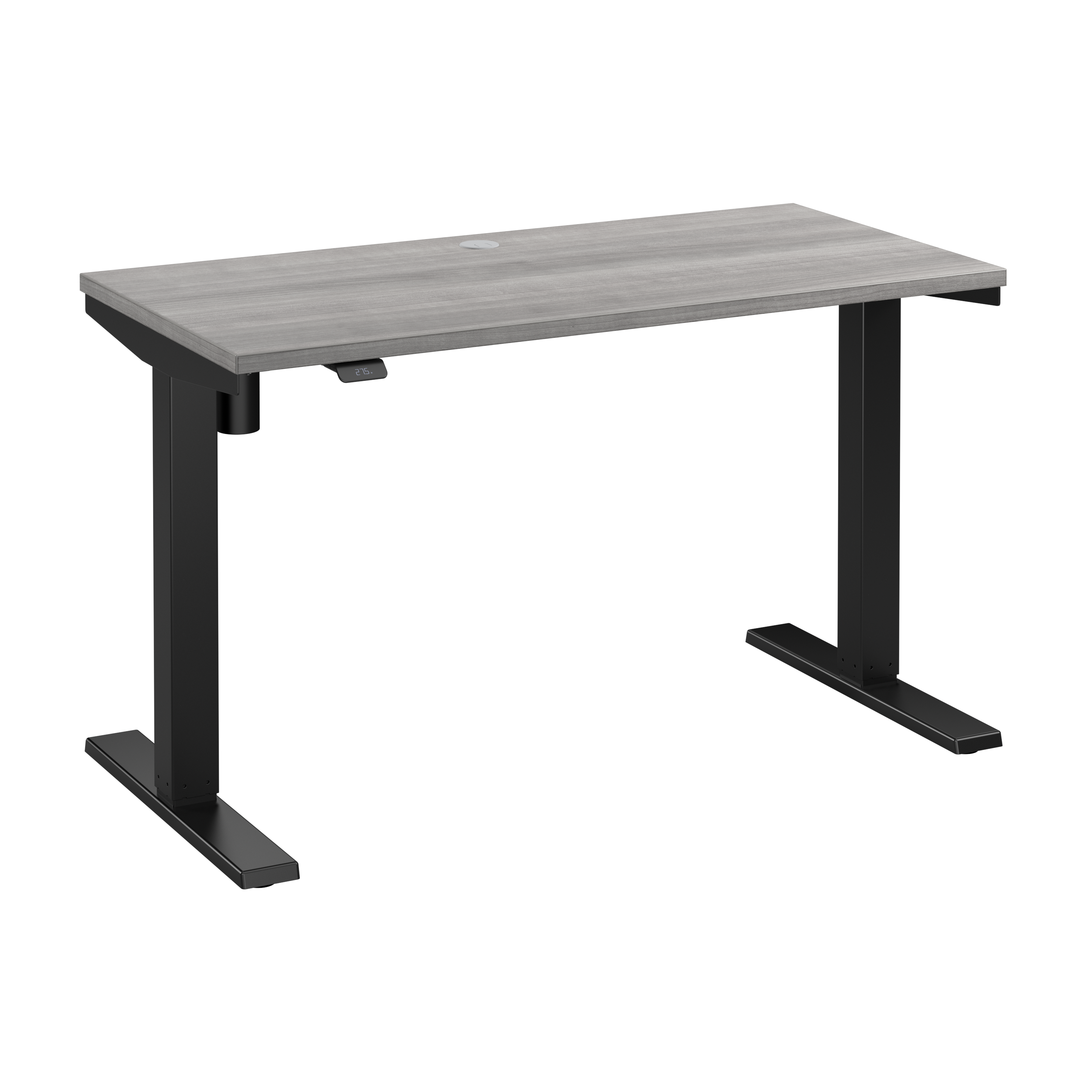 Shop Bush Business Furniture Move 40 Series 48W x 24D Electric Height Adjustable Standing Desk 02 M4S4824PGBK #color_platinum gray/black powder coat