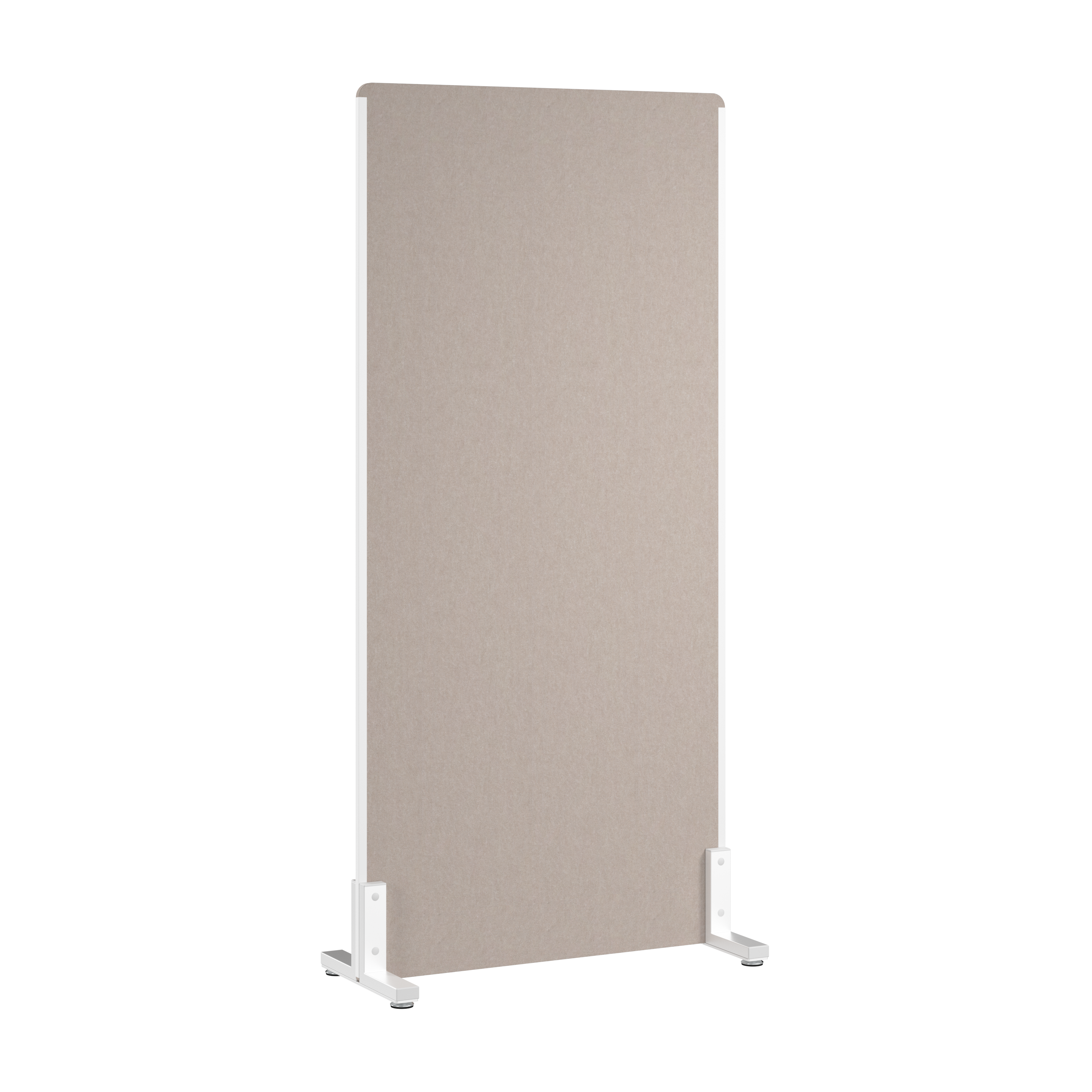 Shop Bush Business Furniture 34W x 72H Freestanding Privacy Screen 02 PSP234WB-03 #color_warm beige