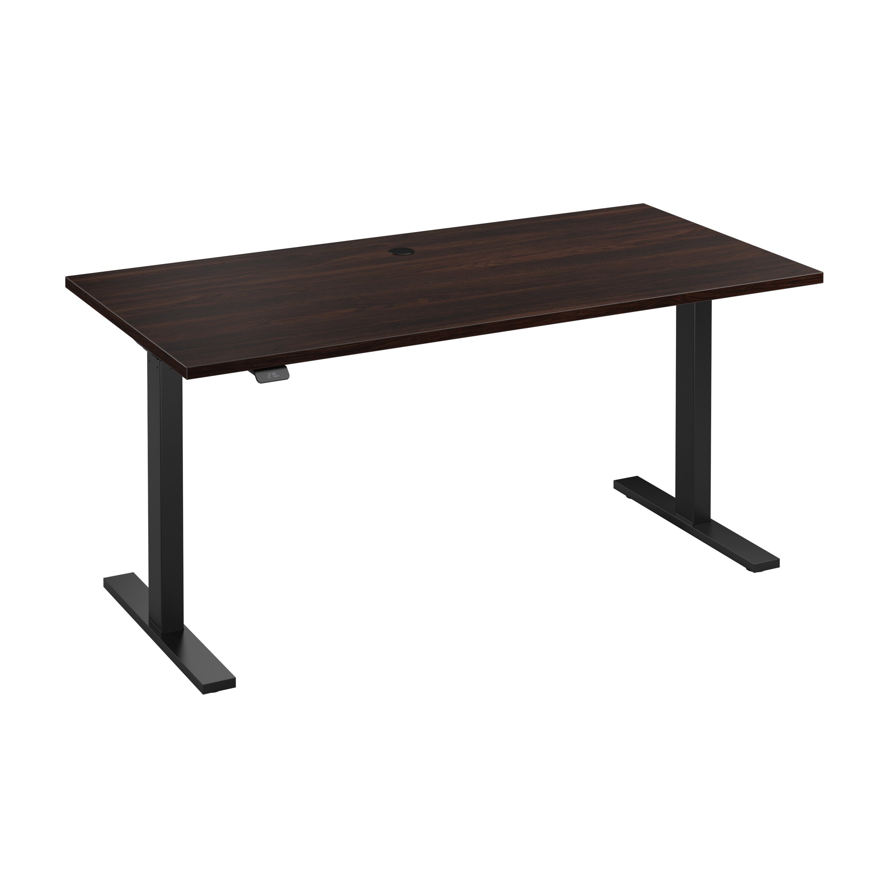 Shop Bush Business Furniture Move 60 Series 60W x 30D Electric Height Adjustable Standing Desk 02 M6S6030BWBK #color_black walnut/black powder coat