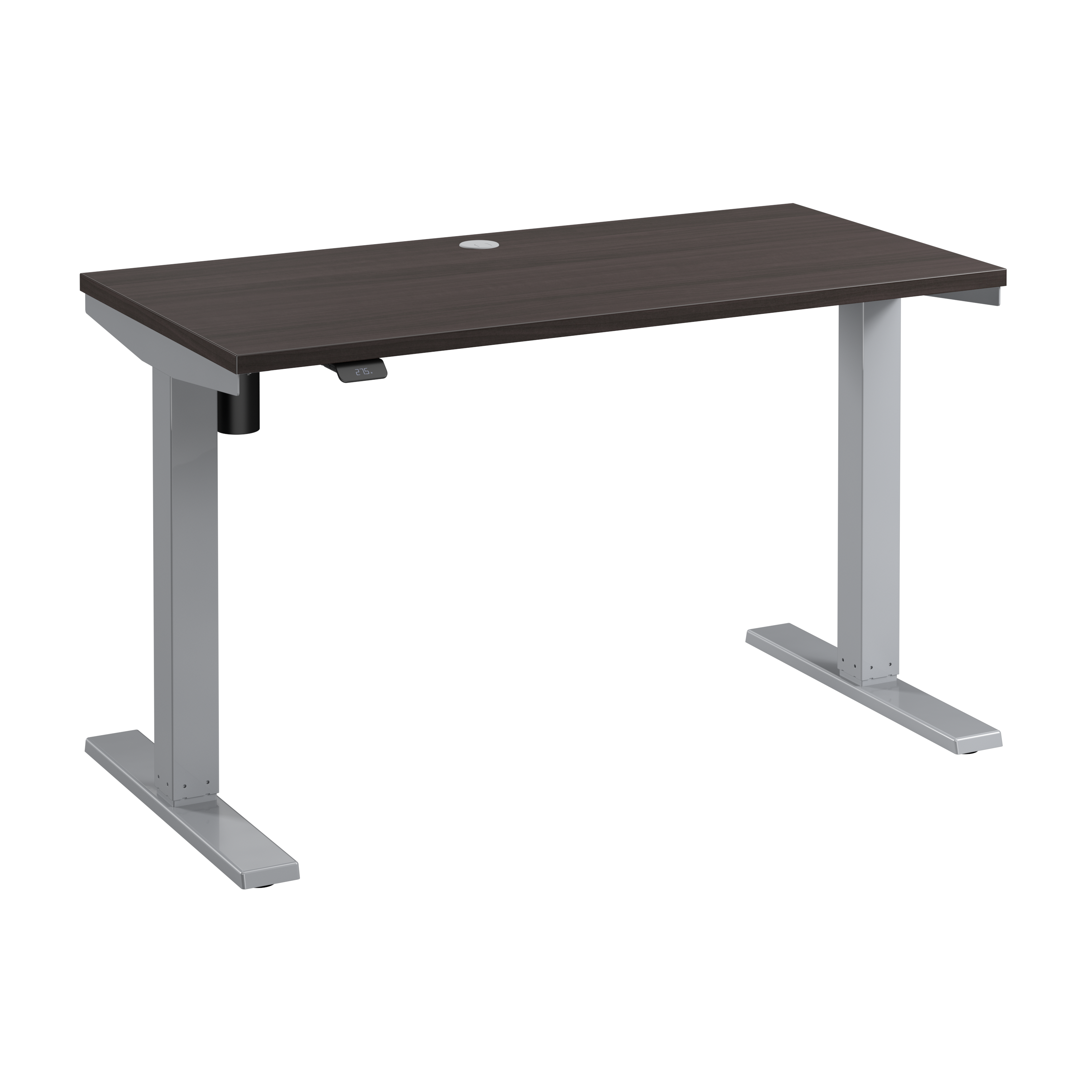 Shop Bush Business Furniture Move 40 Series 48W x 24D Electric Height Adjustable Standing Desk 02 M4S4824SGSK #color_storm gray/cool gray metallic