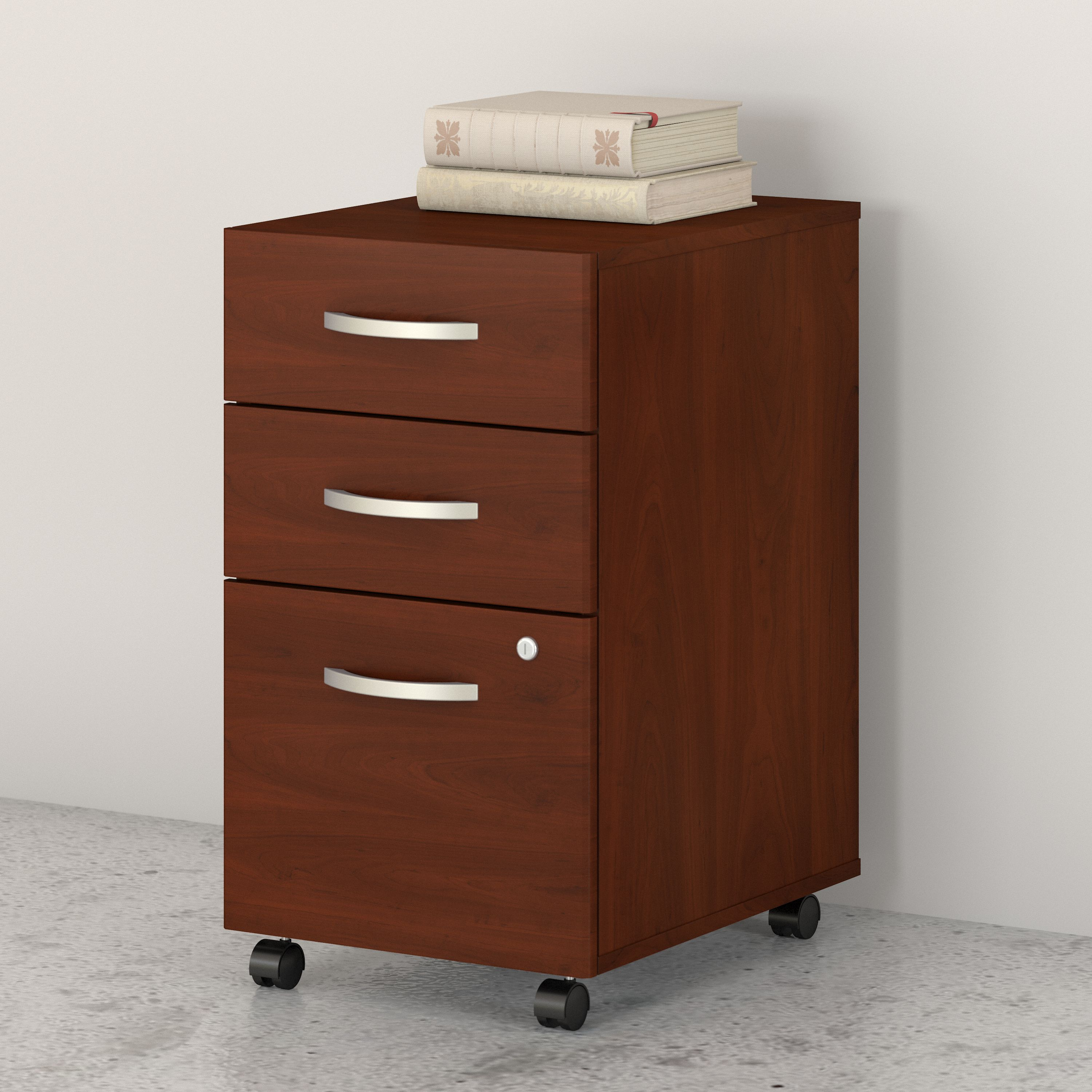 Shop Bush Business Furniture Studio C 3 Drawer Mobile File Cabinet 01 SCF216HCSU #color_hansen cherry