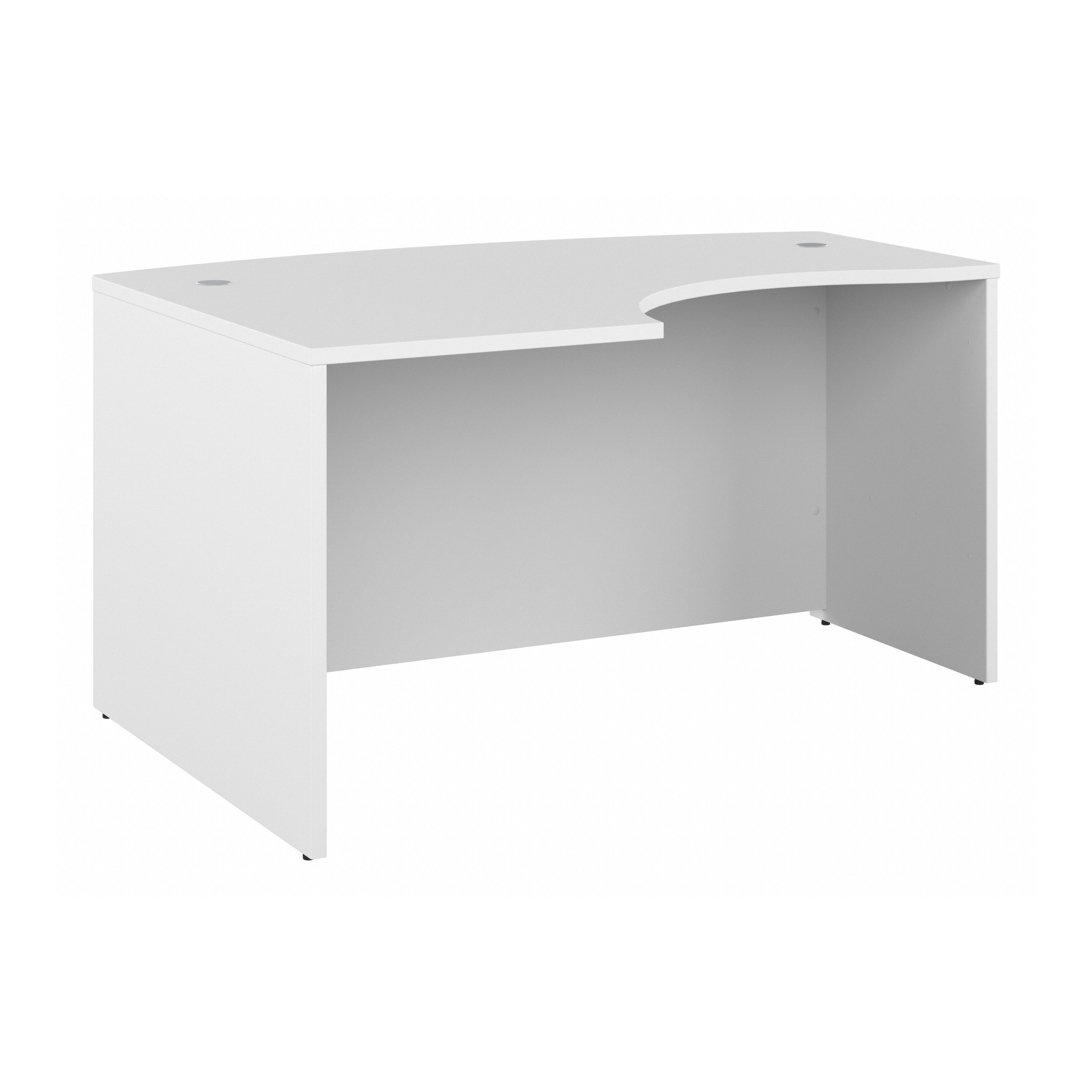 Shop Bush Business Furniture Studio C 60W x 43D Left Hand L-Bow Desk Shell 02 SCD660WH #color_white