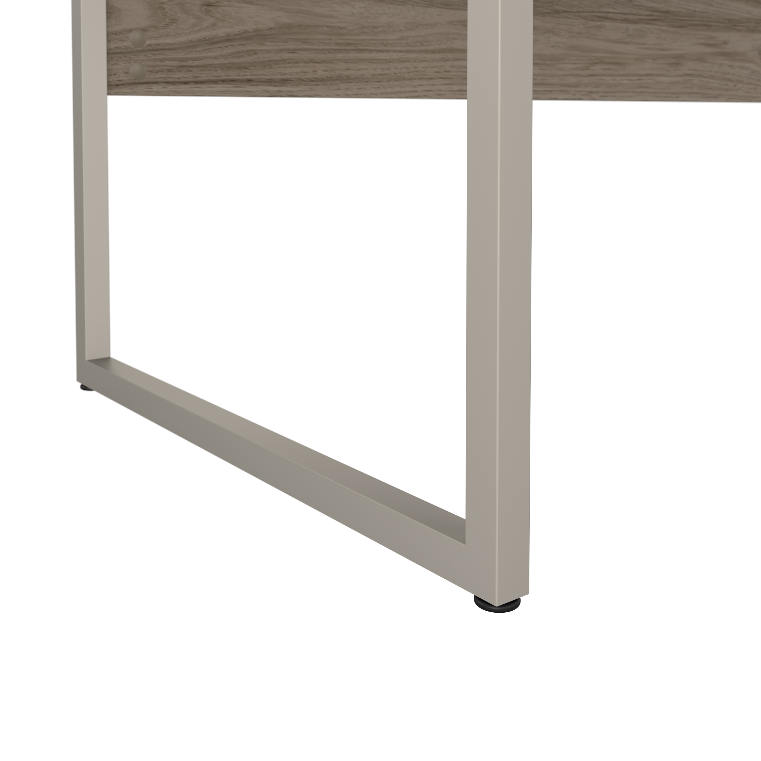 Shop Bush Business Furniture Hybrid 48W x 24D Computer Table Desk with Metal Legs 08 HYD148MH #color_modern hickory