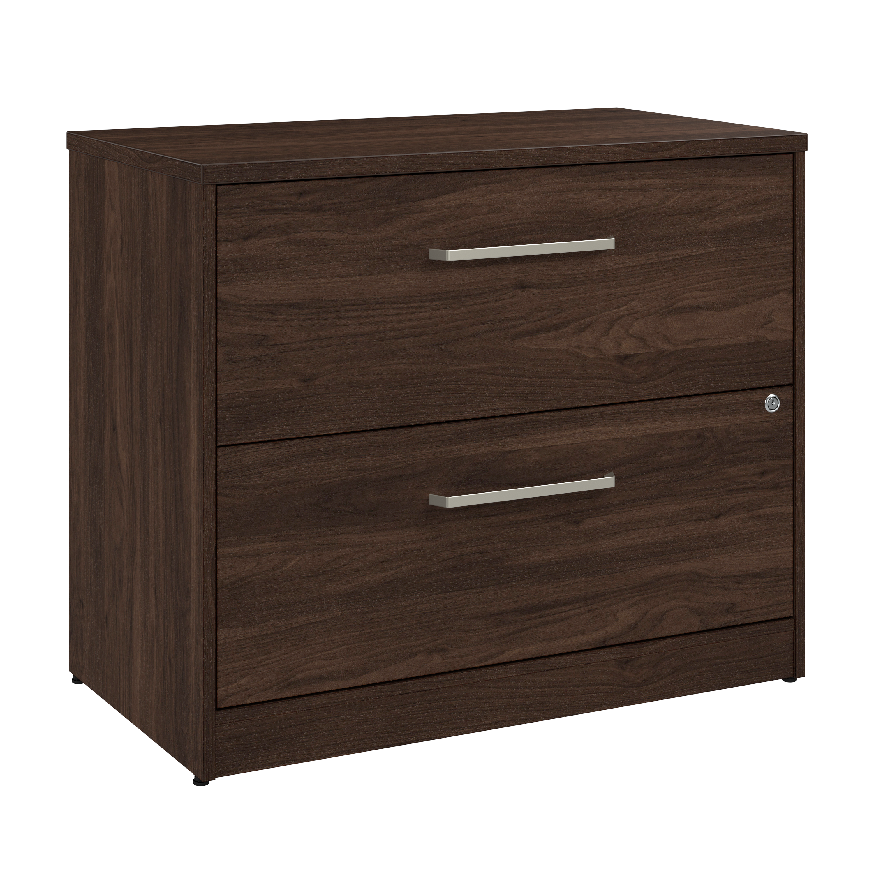 Shop Bush Business Furniture Vista 2 Drawer Lateral File Cabinet 02 VSF136BWSU #color_black walnut