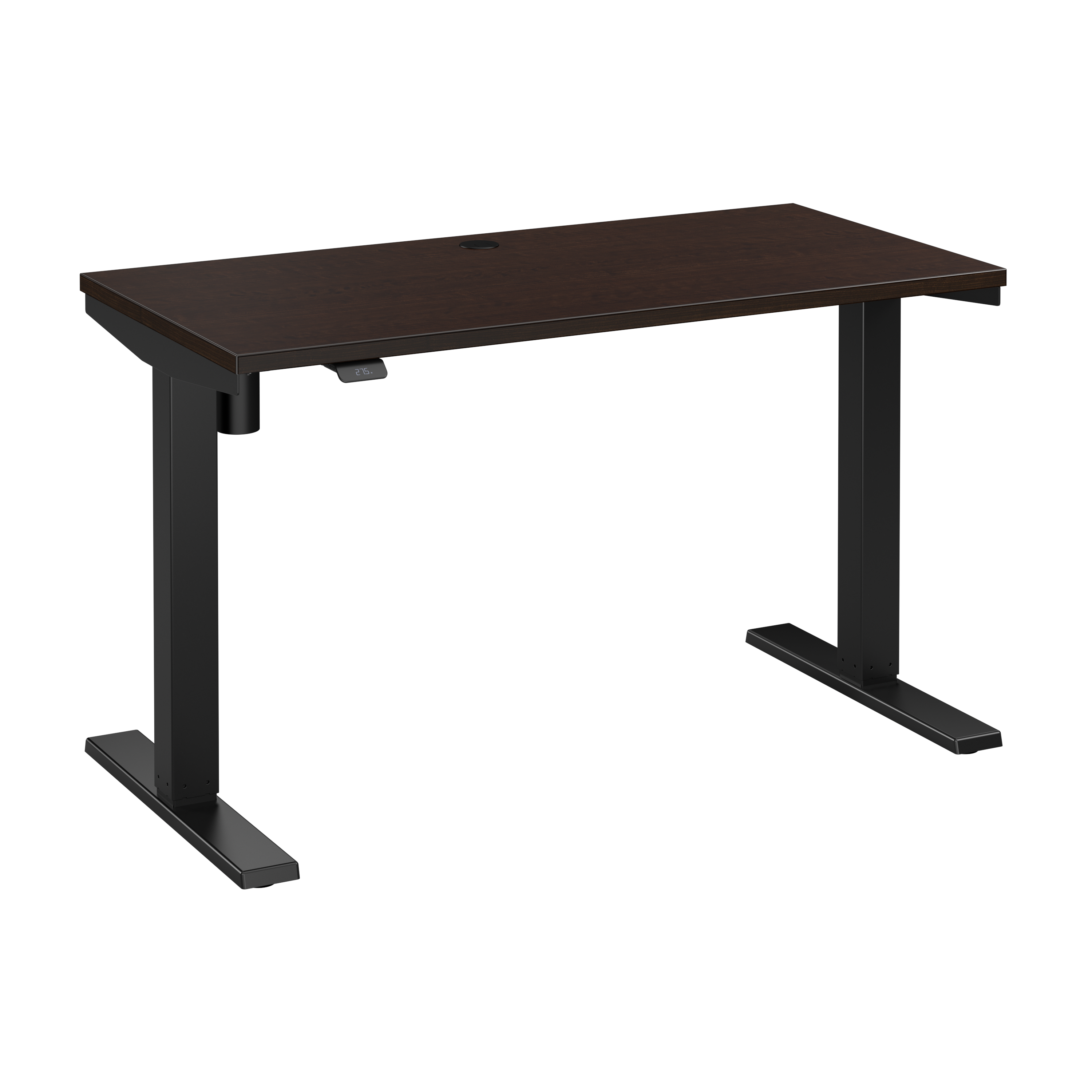 Shop Bush Business Furniture Move 40 Series 48W x 24D Electric Height Adjustable Standing Desk 02 M4S4824MRBK #color_mocha cherry/black powder coat