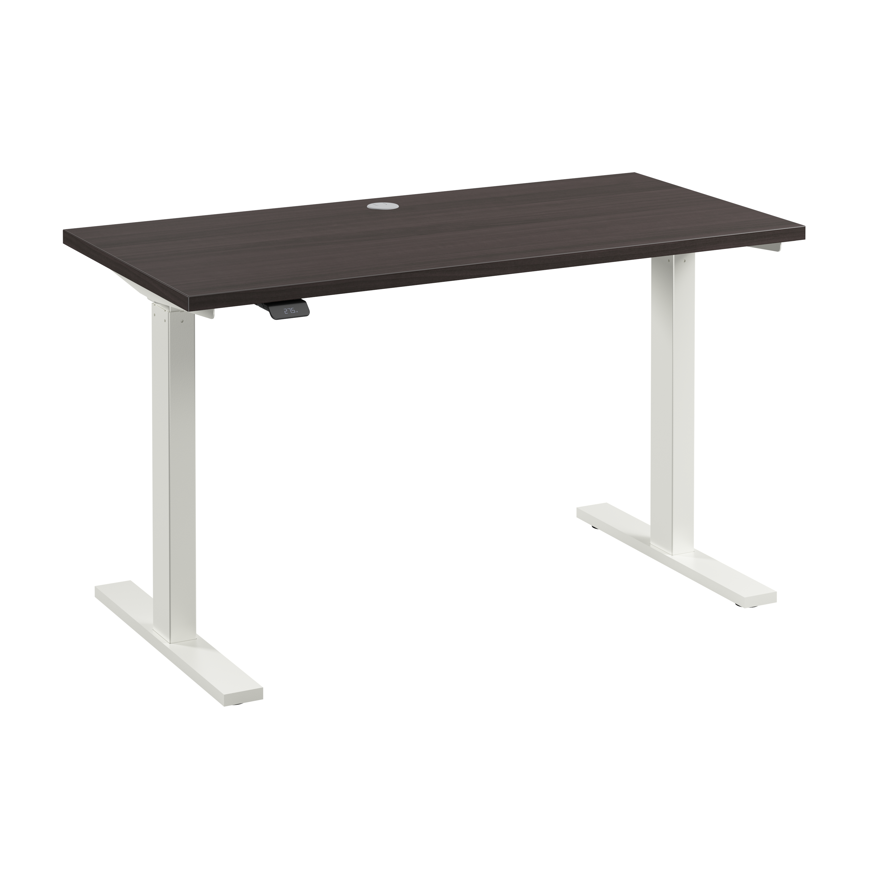 Shop Bush Business Furniture Move 60 Series 48W x 24D Electric Height Adjustable Standing Desk 02 M6S4824SGWK #color_storm gray/white powder coat