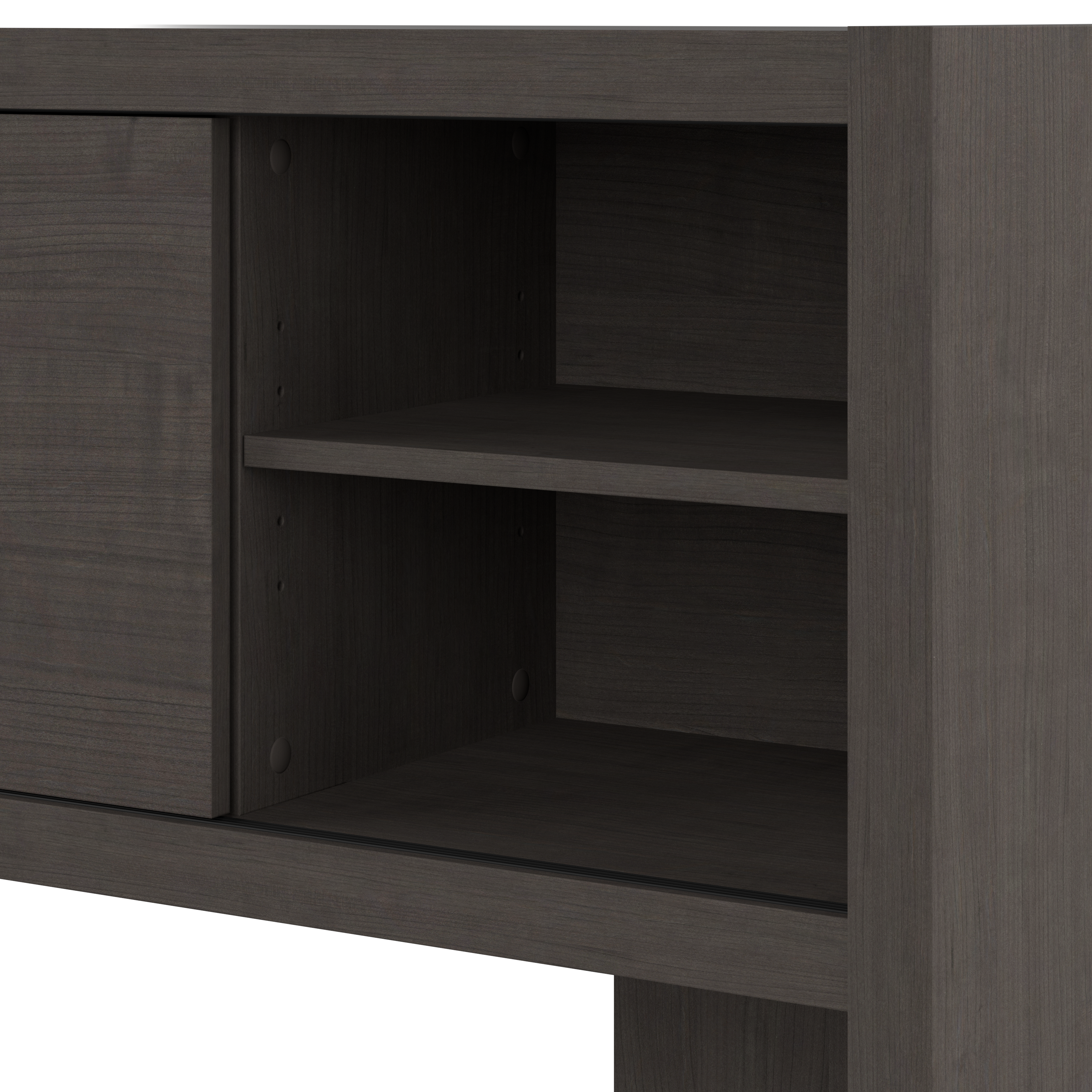 Shop Bush Business Furniture Echo 60W Hutch 08 KI60303-03 #color_charcoal maple