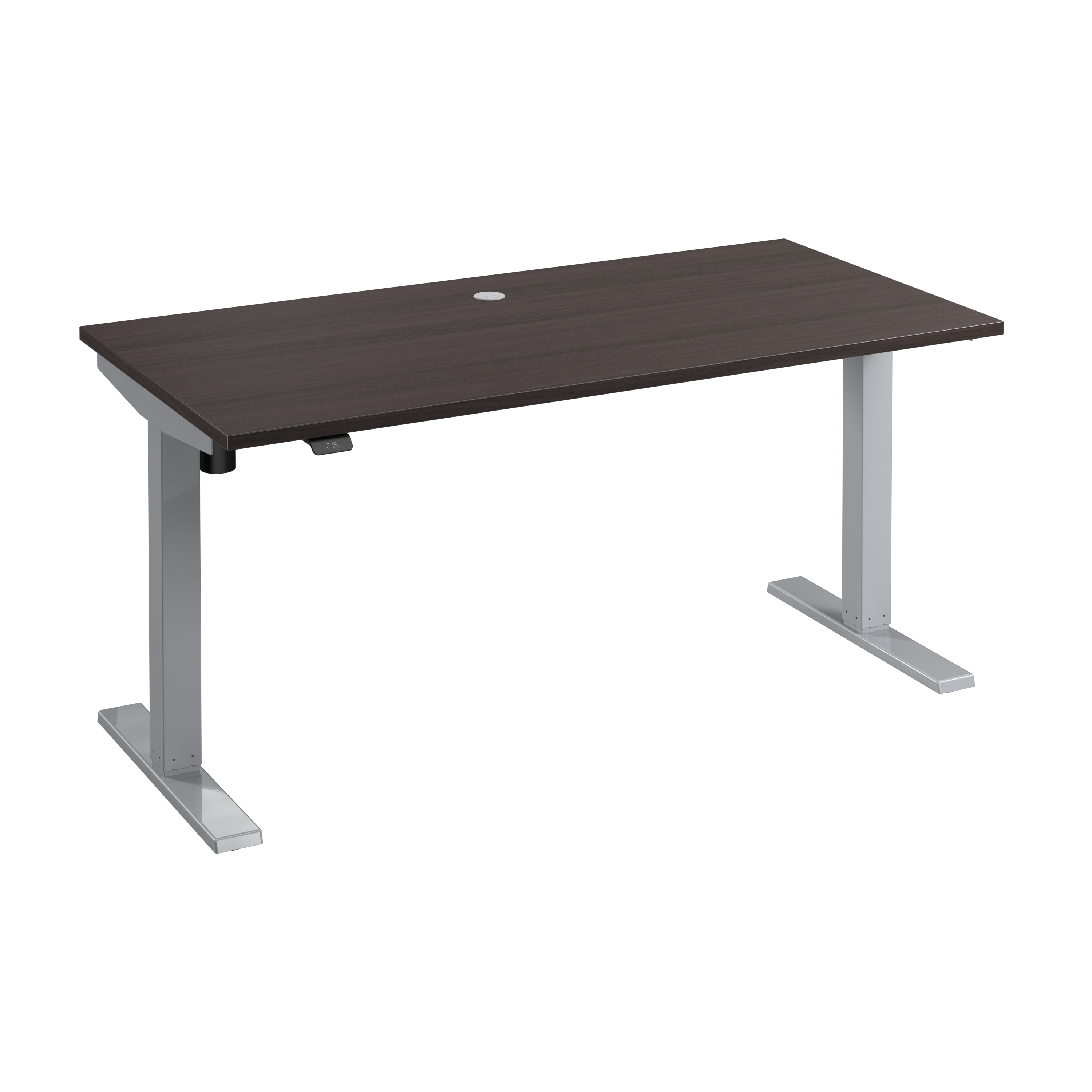 Shop Bush Business Furniture Move 40 Series 60W x 30D Electric Height Adjustable Standing Desk 02 M4S6030SGSK #color_storm gray/cool gray metallic