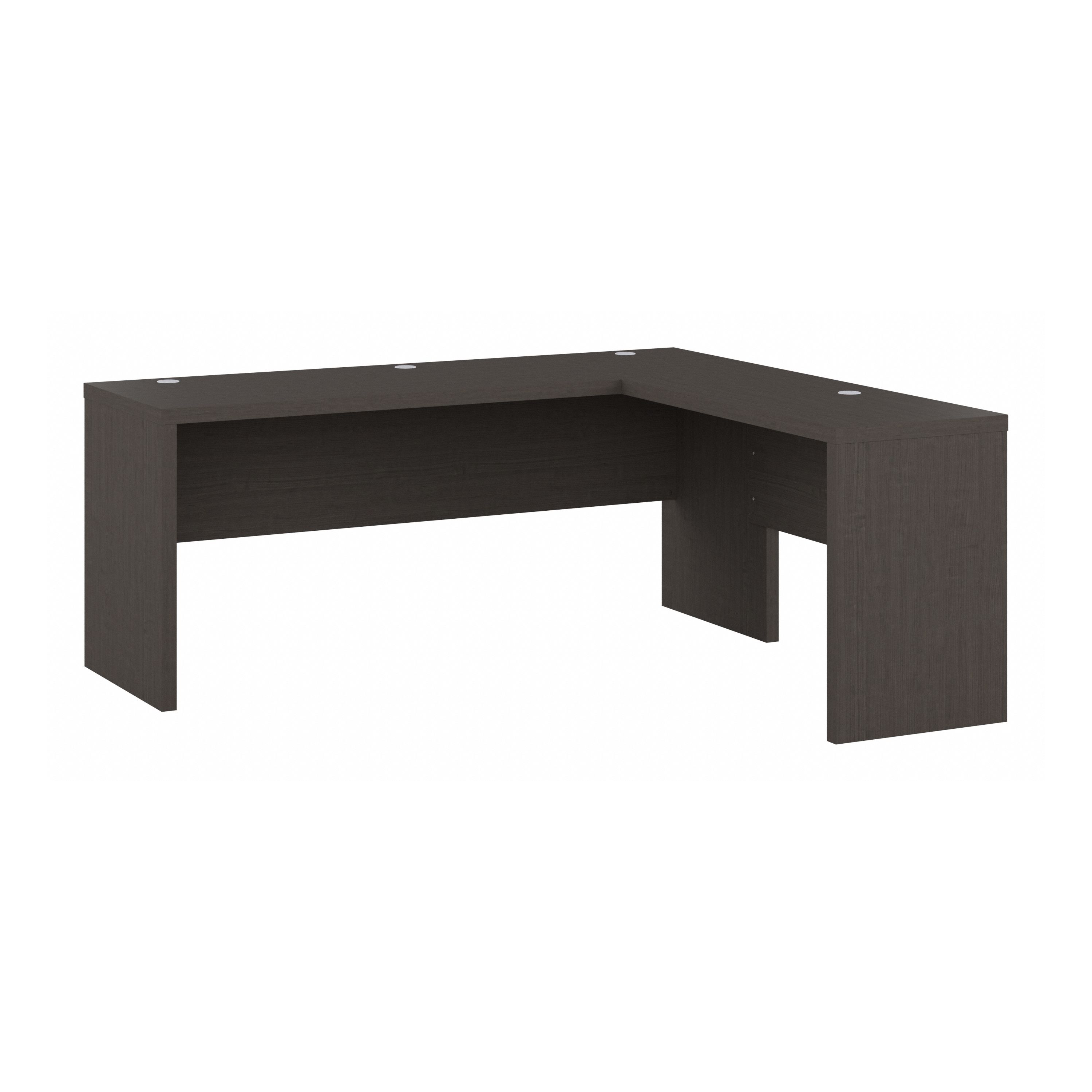 Shop Bush Business Furniture Echo 72W L Shaped Computer Desk 02 ECH054CM #color_charcoal maple