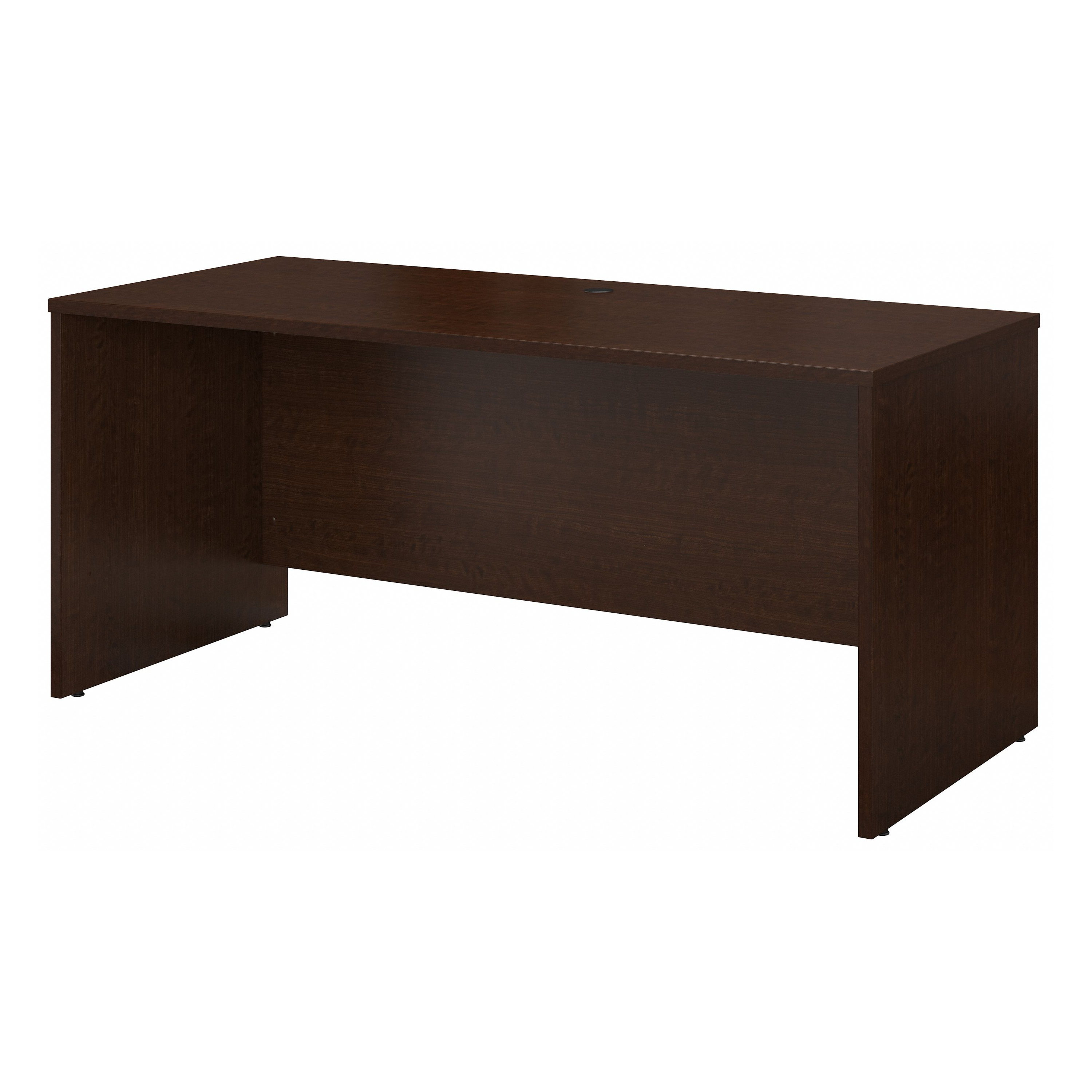 Shop Bush Business Furniture Series C 60W x 24D Credenza Desk 02 WC12961 #color_mocha cherry/graphite gray