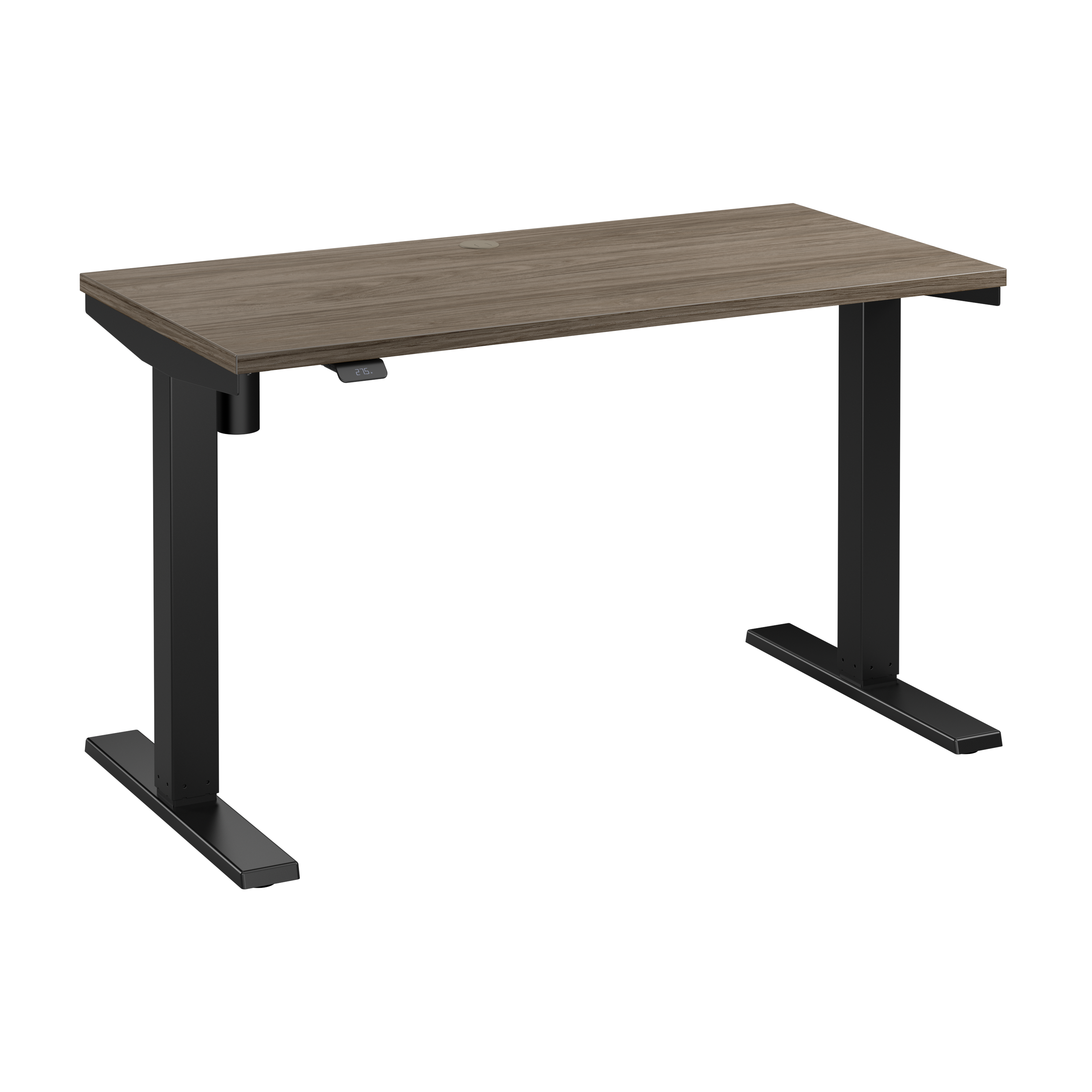 Shop Bush Business Furniture Move 40 Series 48W x 24D Electric Height Adjustable Standing Desk 02 M4S4824MHBK #color_modern hickory/black powder coat