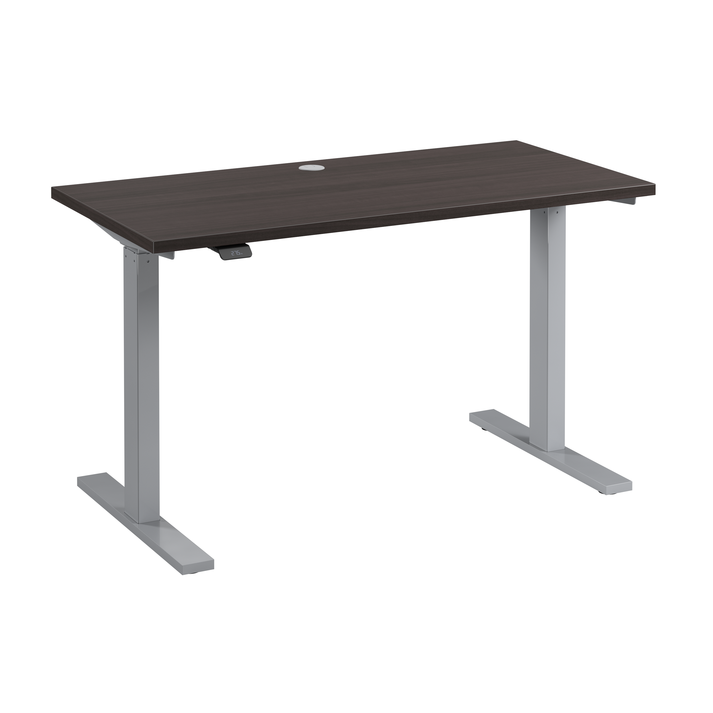 Shop Bush Business Furniture Move 60 Series 48W x 24D Electric Height Adjustable Standing Desk 02 M6S4824SGSK #color_storm gray/cool gray metallic