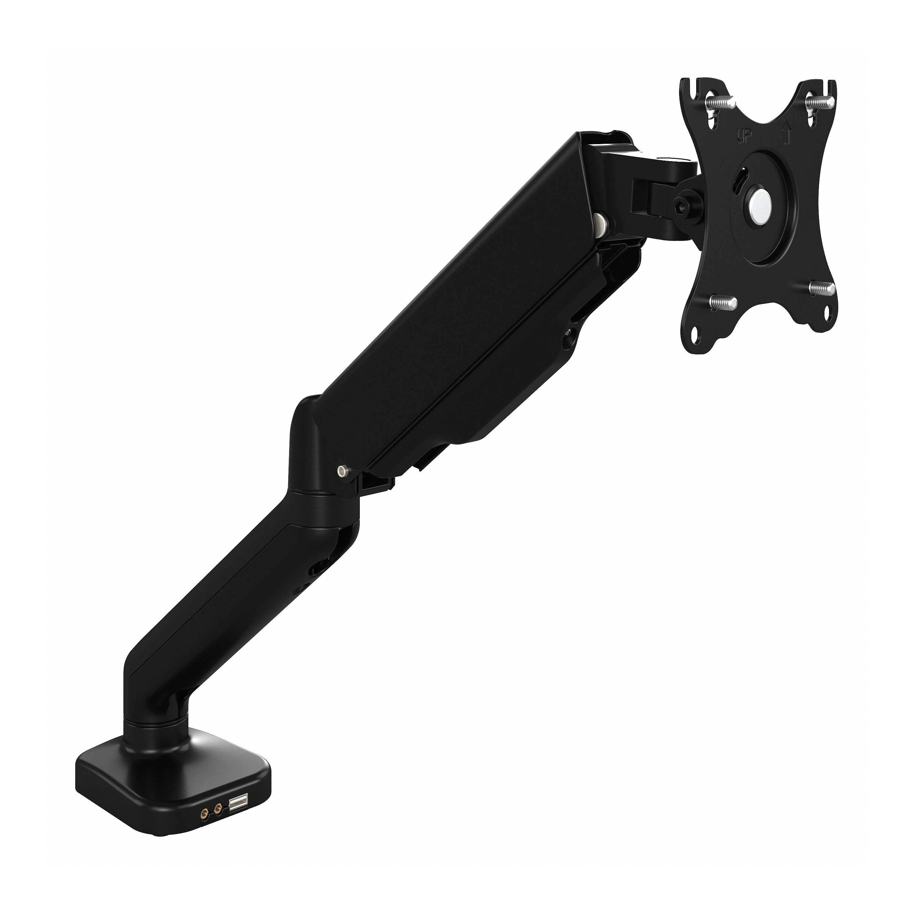 Shop Bush Business Furniture Adjustable Monitor Arm with USB Port 02 AC99890-03 #color_black paint