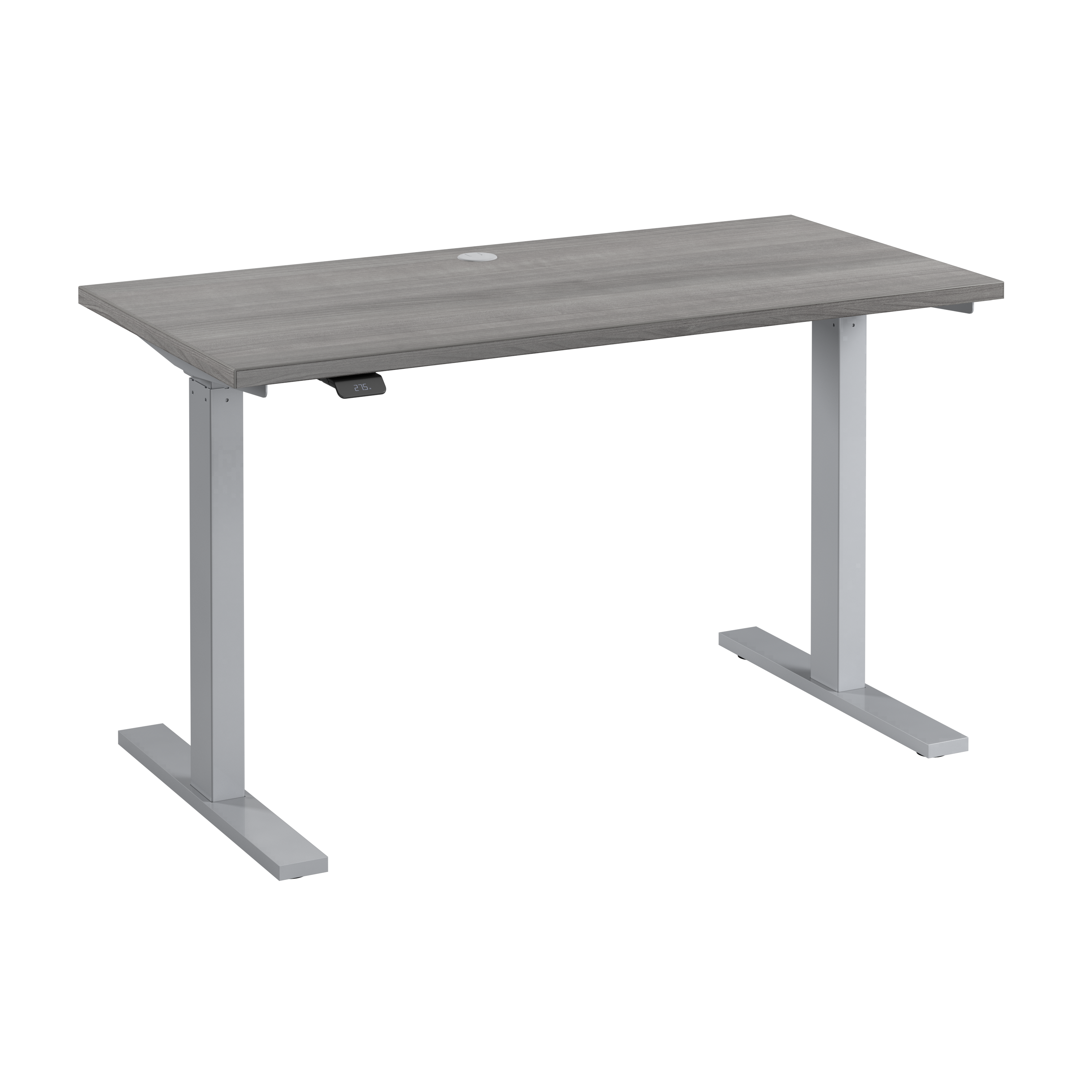 Shop Bush Business Furniture Move 60 Series 48W x 24D Electric Height Adjustable Standing Desk 02 M6S4824PGSK #color_platinum gray/cool gray metallic