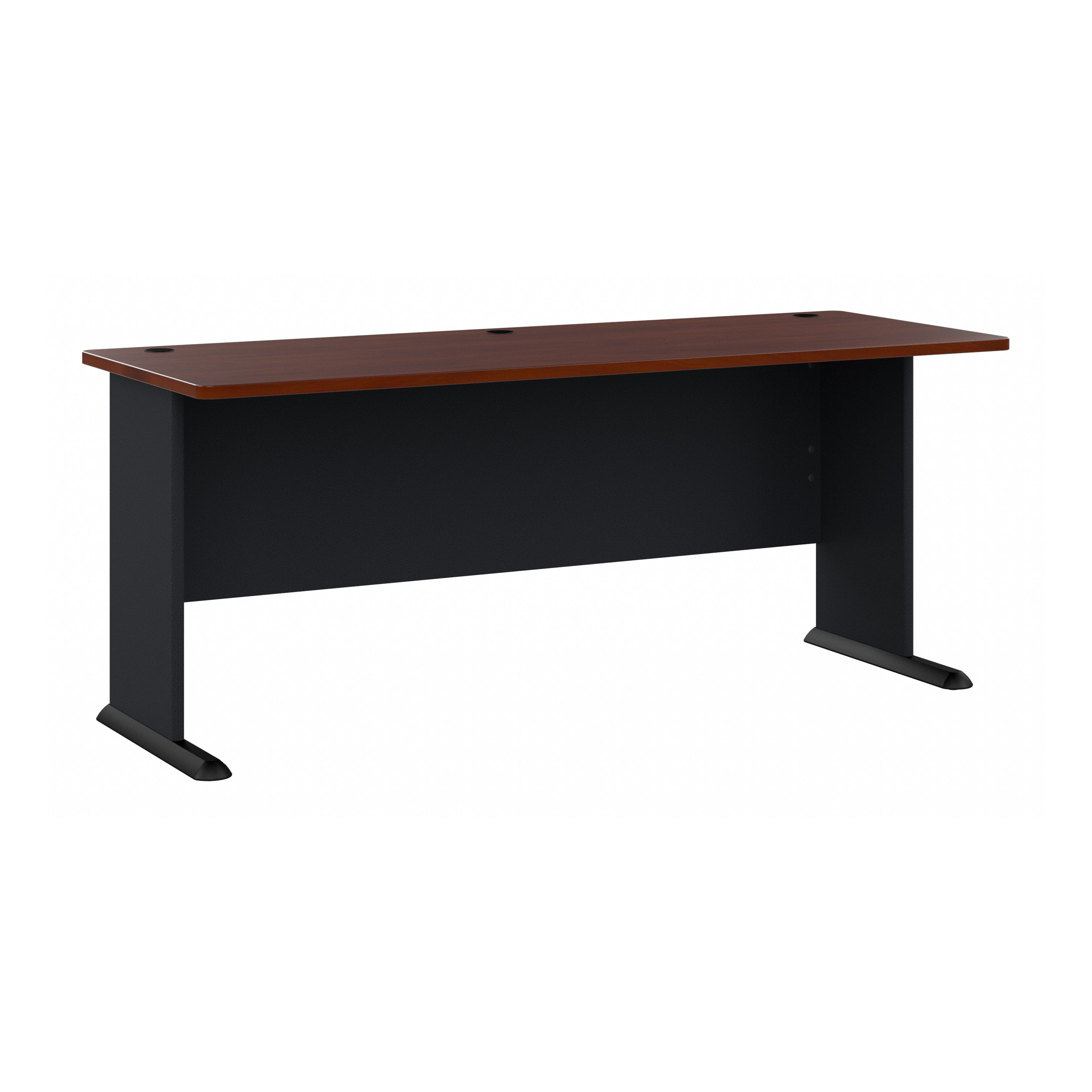 Shop Bush Business Furniture Series A 72W Desk 02 WC94472 #color_hansen cherry/galaxy