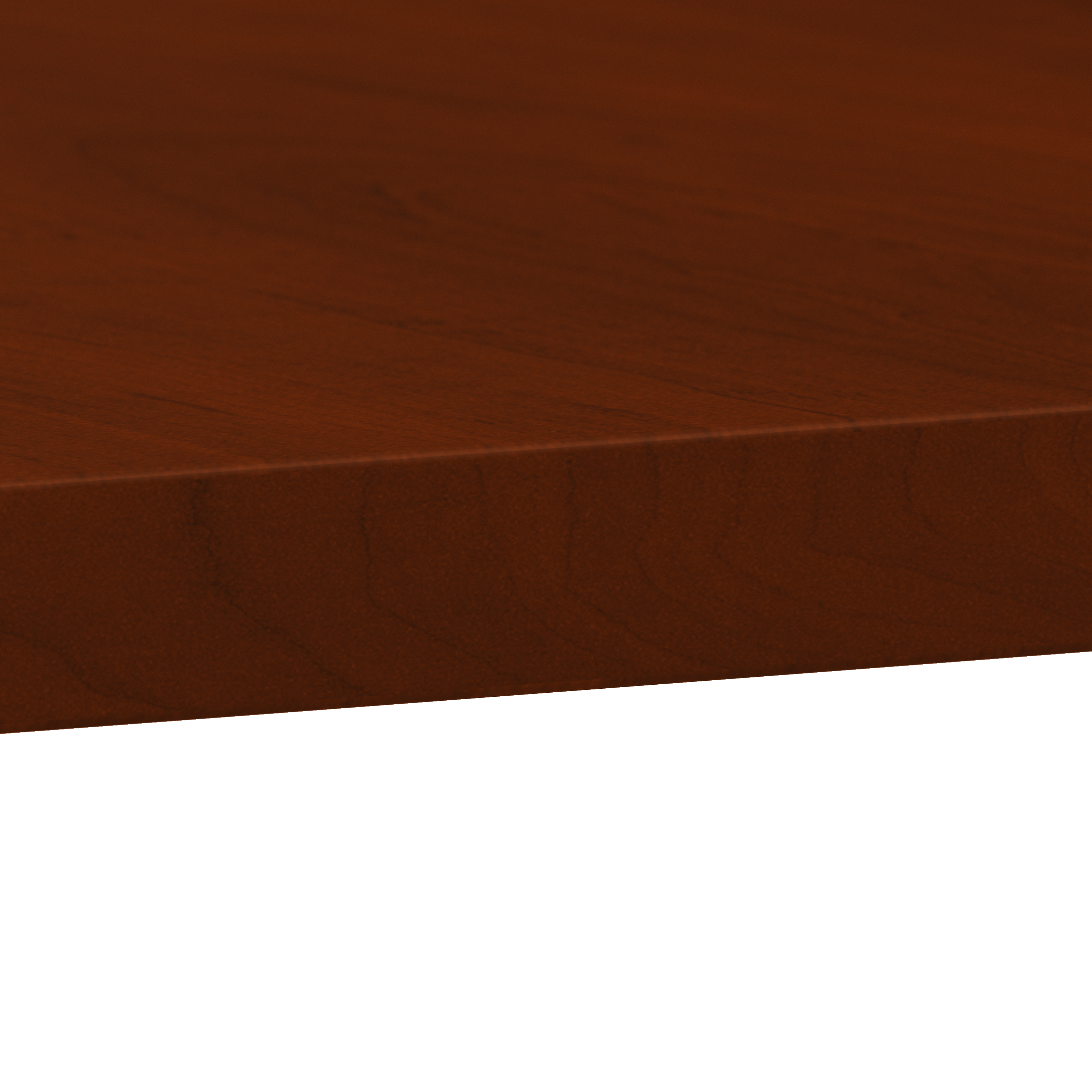 Shop Bush Business Furniture 120W x 48D Boat Shaped Conference Table with Wood Base 07 99TB12048HCK #color_hansen cherry