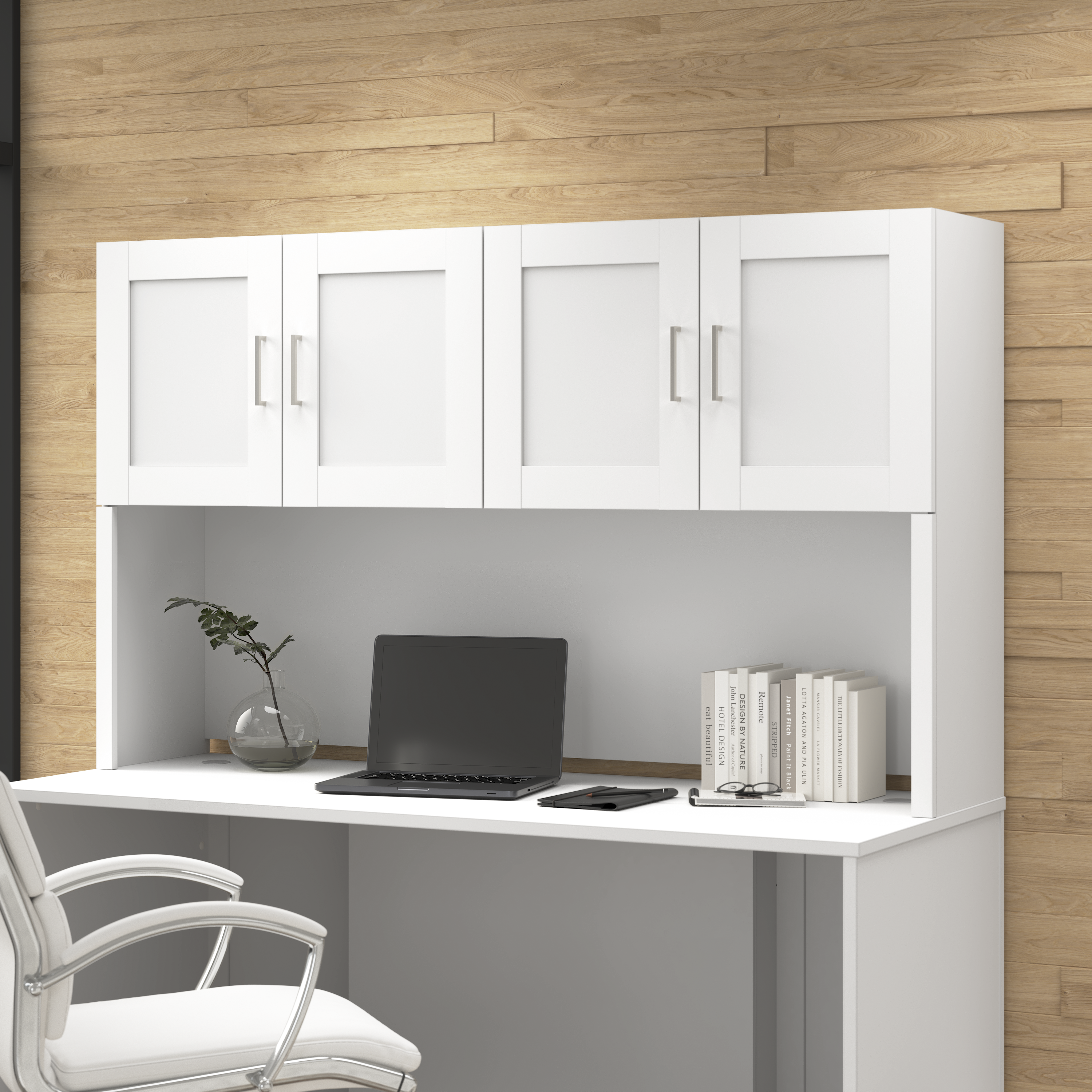 Shop Bush Business Furniture Hampton Heights 72W Hutch 01 HHH172WHK #color_white