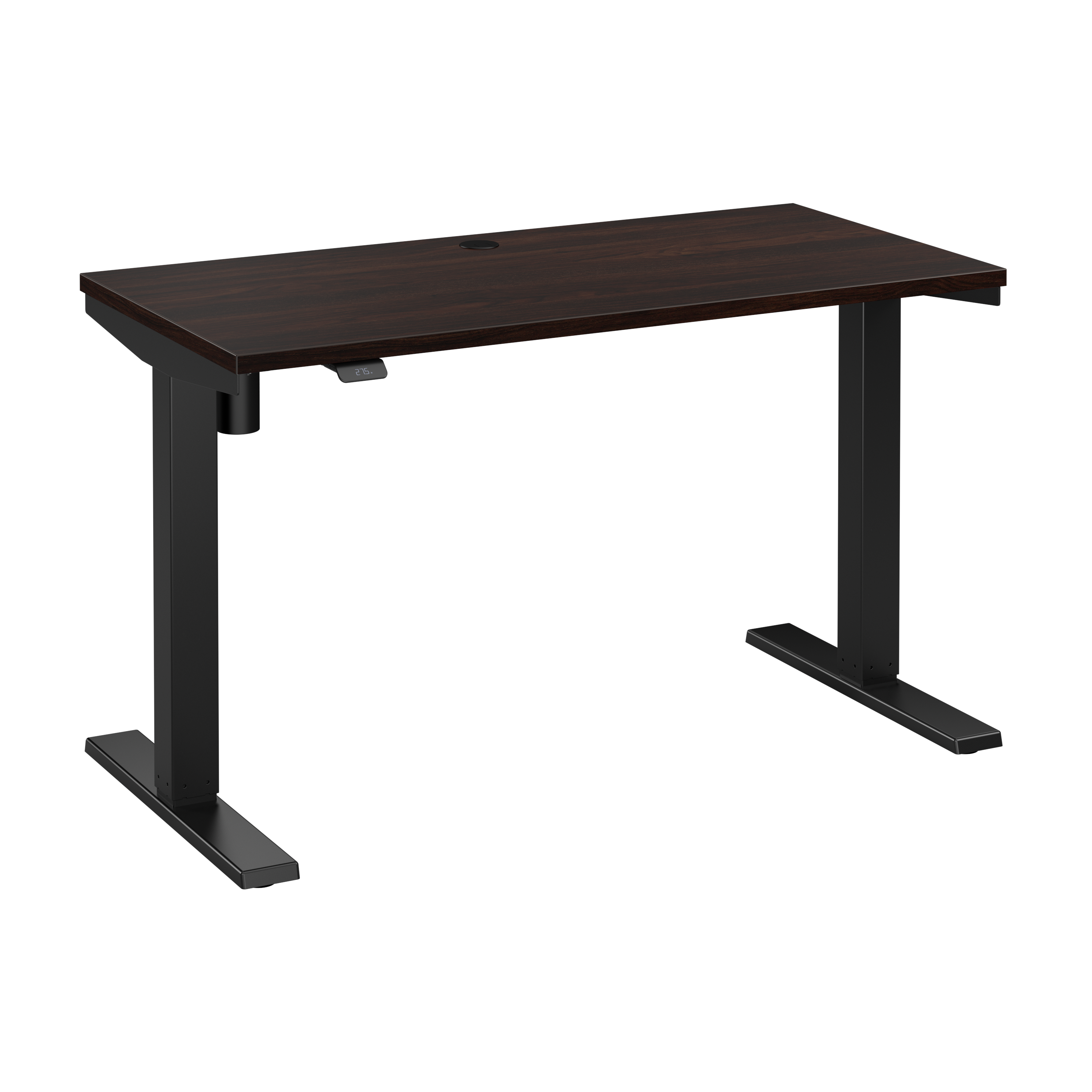 Shop Bush Business Furniture Move 40 Series 48W x 24D Electric Height Adjustable Standing Desk 02 M4S4824BWBK #color_black walnut/black powder coat