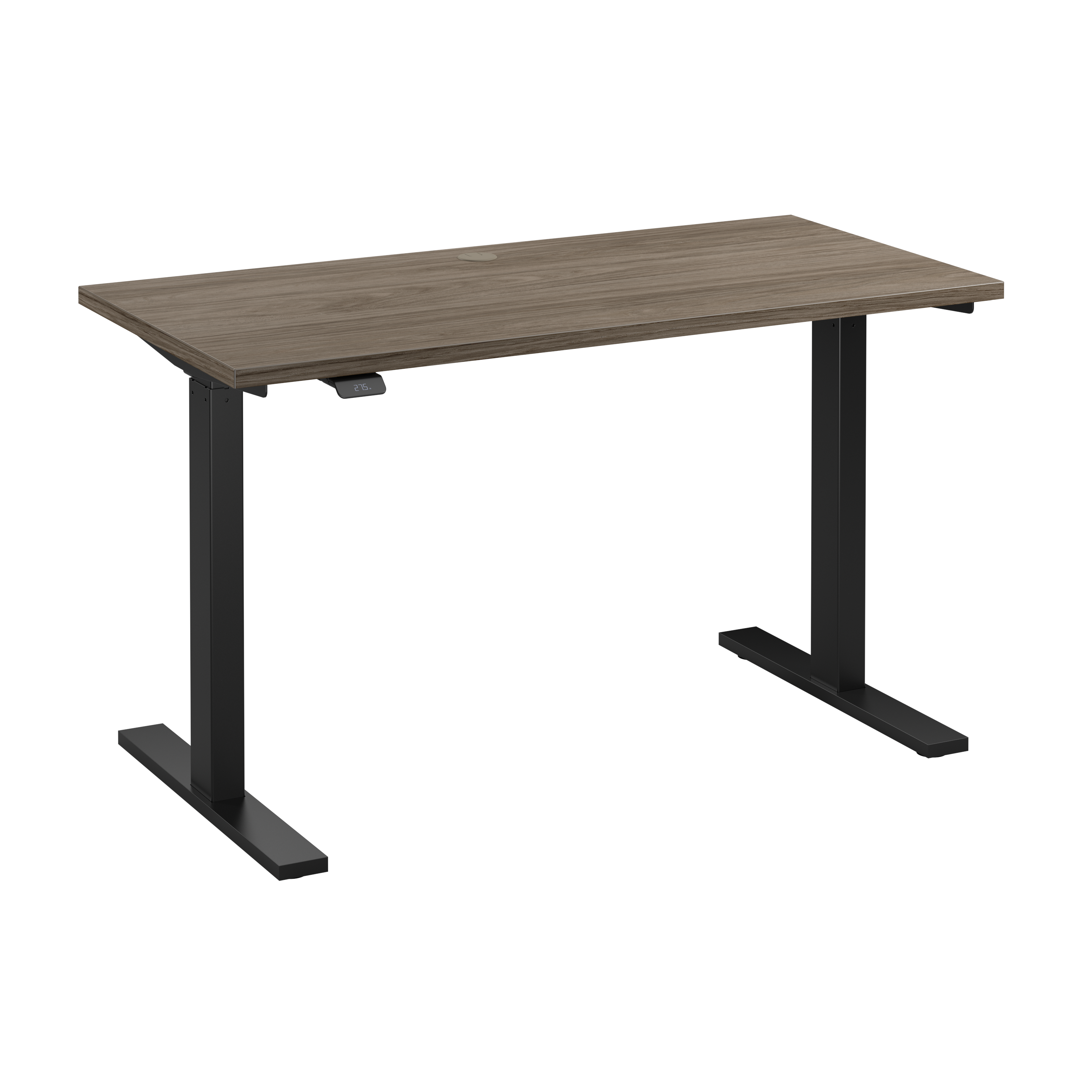 Shop Bush Business Furniture Move 60 Series 48W x 24D Electric Height Adjustable Standing Desk 02 M6S4824MHBK #color_modern hickory/black powder coat